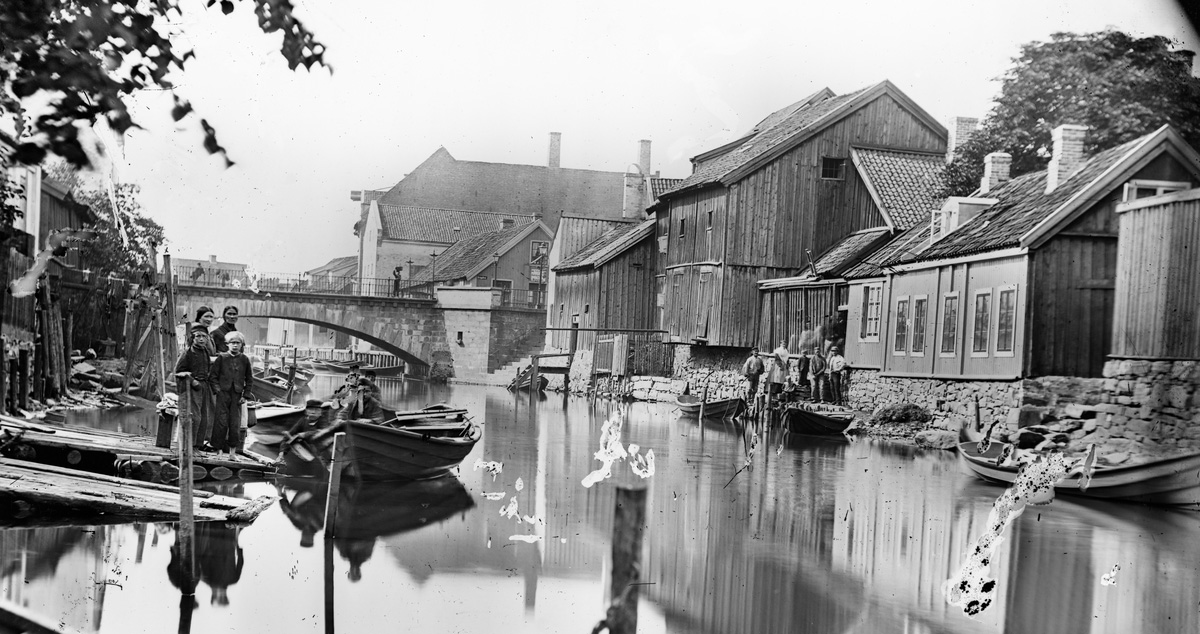 Akerselva ved Vaterlands bru.